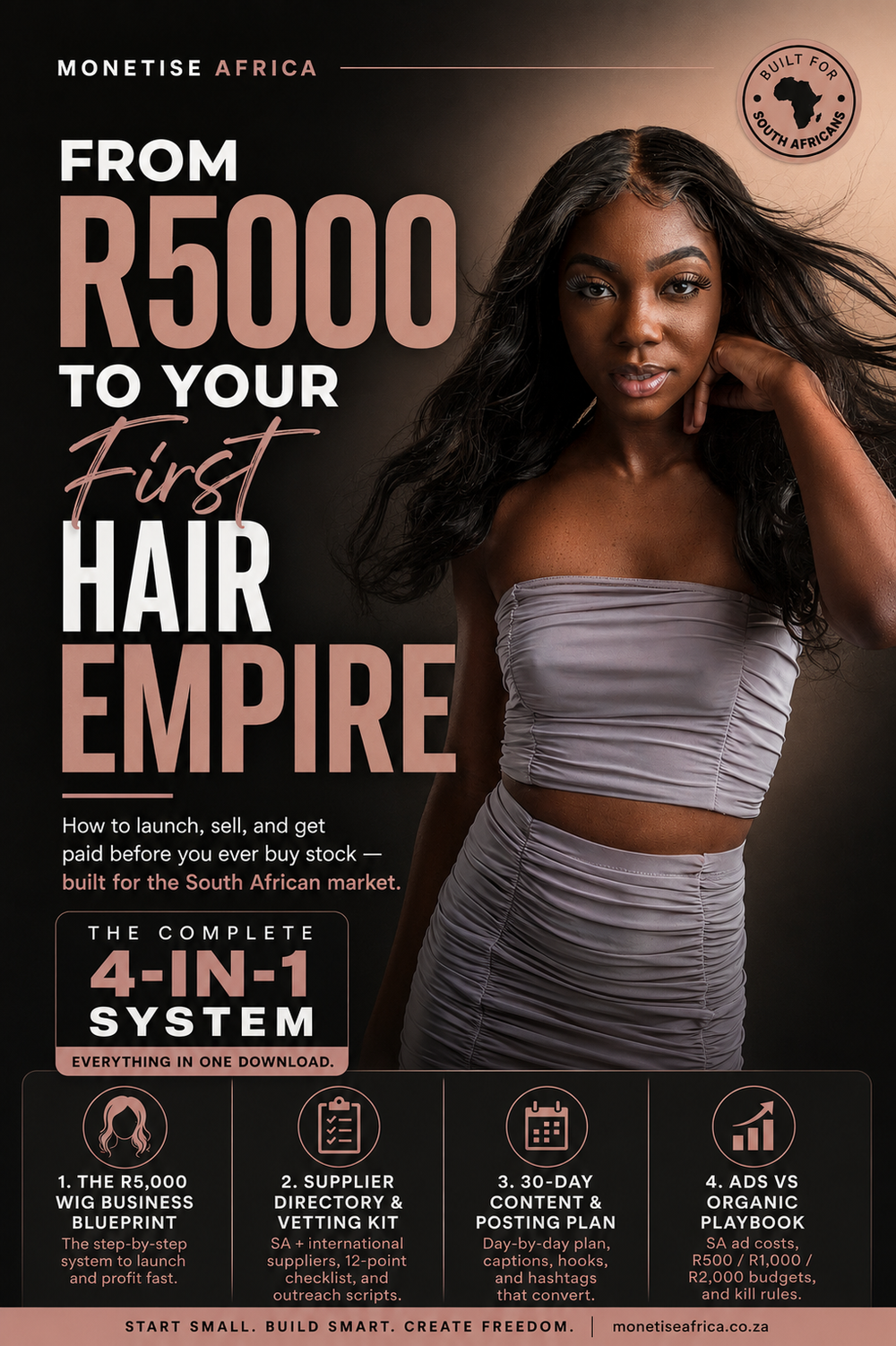 From R5,000 to Your First Hair Empire — The Complete 4-in-1 System